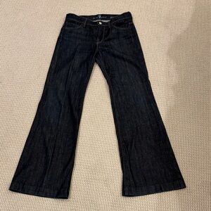 7 For All Mankind Ginger low rise  Flare Jeans size 27